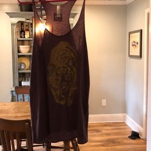 Purple and gold tiger tank top🐯💜💛